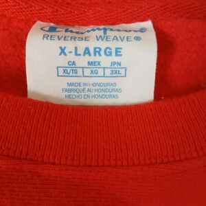 Champion Women's Bold Red Crewneck Sweater